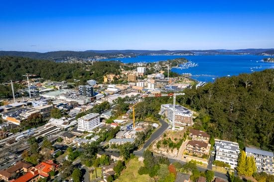 Cranes galore in Gosford